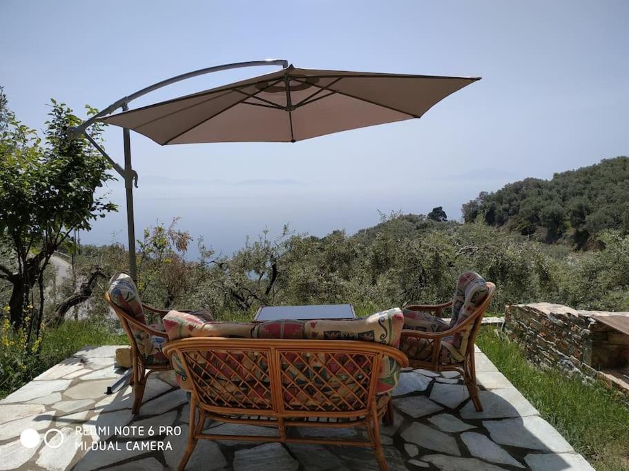 Pelion Mountain & Sea Villa - Private Studio Ano Gatzea Exterior photo
